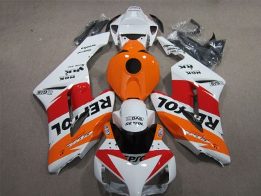 2004-2005 White Orange Repsol Honda CBR1000RR Moto Fairings