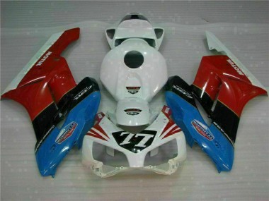 2004-2005 White Red 77 Honda CBR1000RR Motorcycle Fairing Kits