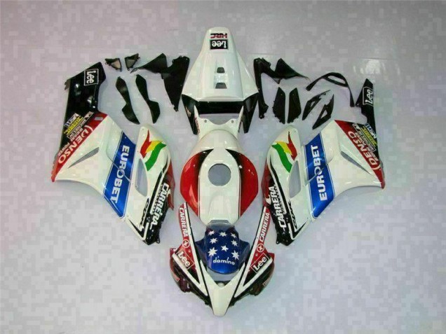 2004-2005 White Red Honda CBR1000RR Motorcycle Replacement Fairings 2004-2005 White Red Honda CBR1000RR Motorcycle Replacement Fairings