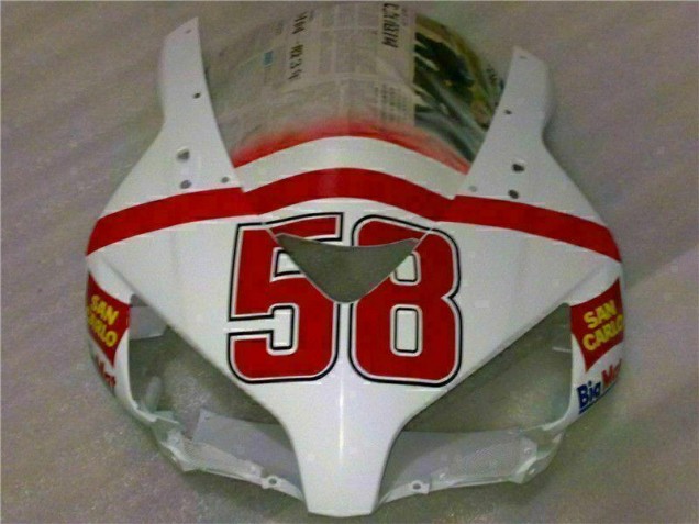 2004-2005 White Red Honda CBR1000RR Motorcycle Fairings 2004-2005 White Red Honda CBR1000RR Motorcycle Fairings