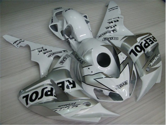 2004-2005 White Silver Black Repsol Honda CBR1000RR Replacement Fairings 2004-2005 White Silver Black Repsol Honda CBR1000RR Replacement Fairings