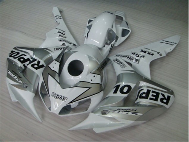 2004-2005 White Silver Black Repsol Honda CBR1000RR Replacement Fairings 2004-2005 White Silver Black Repsol Honda CBR1000RR Replacement Fairings