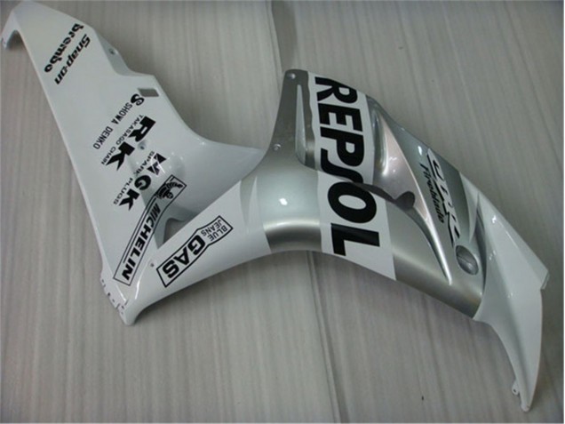2004-2005 White Silver Black Repsol Honda CBR1000RR Replacement Fairings 2004-2005 White Silver Black Repsol Honda CBR1000RR Replacement Fairings