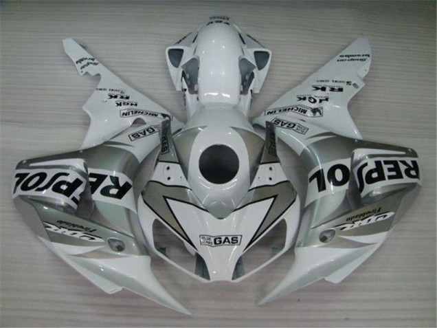 2004-2005 White Silver Black Repsol Honda CBR1000RR Replacement Fairings 2004-2005 White Silver Black Repsol Honda CBR1000RR Replacement Fairings
