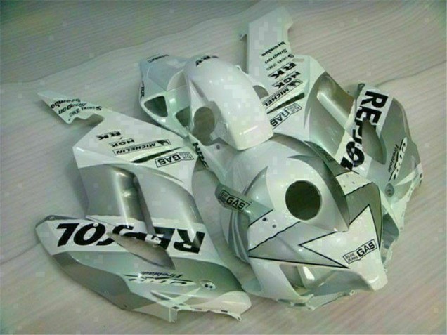 2004-2005 White Silver Repsol Honda CBR1000RR Motorcycle Fairings 2004-2005 White Silver Repsol Honda CBR1000RR Motorcycle Fairings