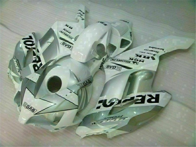 2004-2005 White Silver Repsol Honda CBR1000RR Motorcycle Fairings 2004-2005 White Silver Repsol Honda CBR1000RR Motorcycle Fairings
