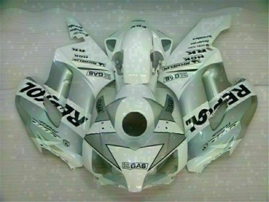 2004-2005 White Silver Repsol Honda CBR1000RR Motorcycle Fairings