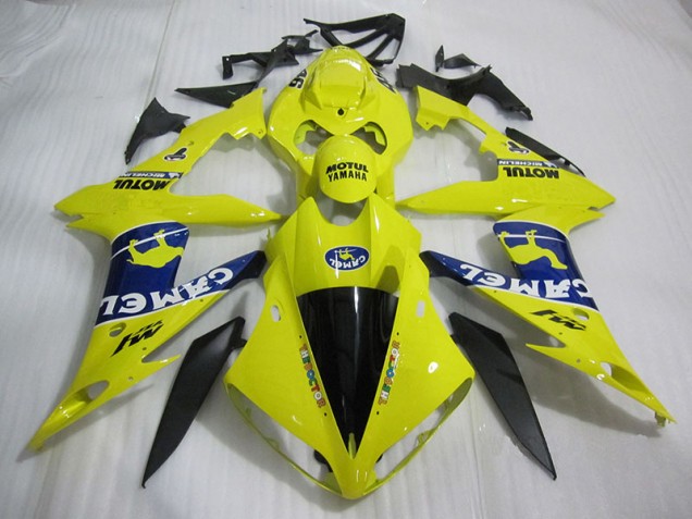 2004-2005 Yellow Camel Honda CBR1000RR Motorbike Fairings 2004-2005 Yellow Camel Honda CBR1000RR Motorbike Fairings