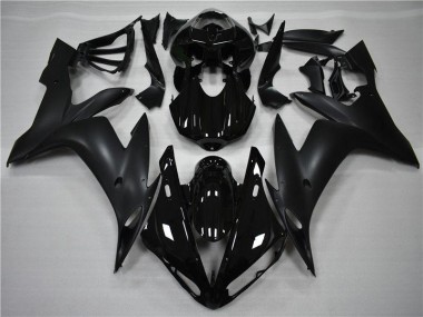 2004-2006 Glossy Matte Black Yamaha YZF R1 Bike Fairing Kit