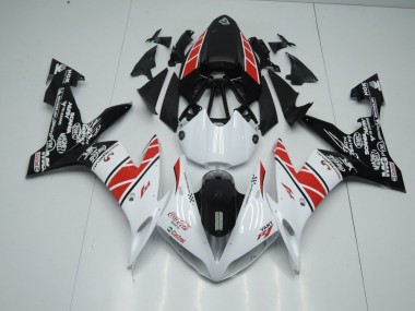 2004-2006 White Black Stickers Yamaha YZF R1 Motorbike Fairing