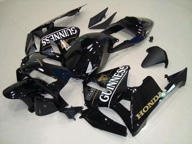 2005-2006 Black Gunness Honda CBR600RR Motorcycle Fairing Kit 2005-2006 Black Gunness Honda CBR600RR Motorcycle Fairing Kit