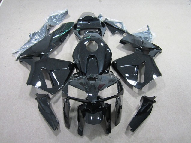 2005-2006 Black Honda CBR600RR Replacement Fairings 2005-2006 Black Honda CBR600RR Replacement Fairings