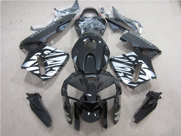 2005-2006 Black Honda CBR600RR Motorbike Fairing Kits 2005-2006 Black Honda CBR600RR Motorbike Fairing Kits