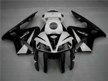 2005-2006 Black Honda CBR600RR Motorcycle Fairing Kit