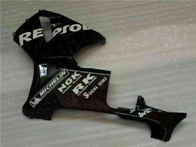 2005-2006 Black Repsol Honda CBR600RR Motorbike Fairing & Bodywork 2005-2006 Black Repsol Honda CBR600RR Motorbike Fairing & Bodywork