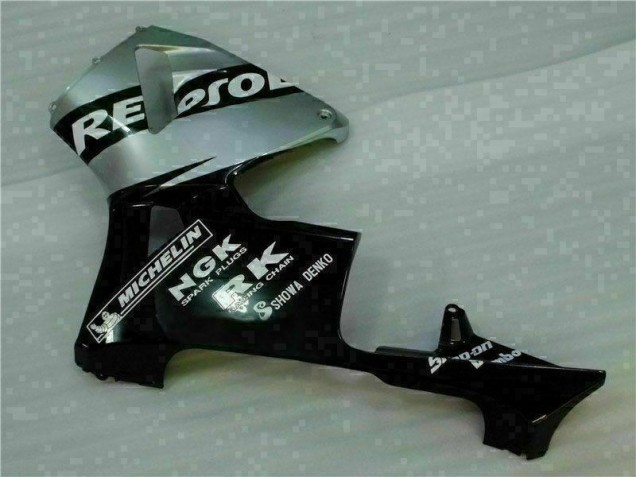 2005-2006 Black Silver Repsol Honda CBR600RR Motorcycle Fairings Kit 2005-2006 Black Silver Repsol Honda CBR600RR Motorcycle Fairings Kit