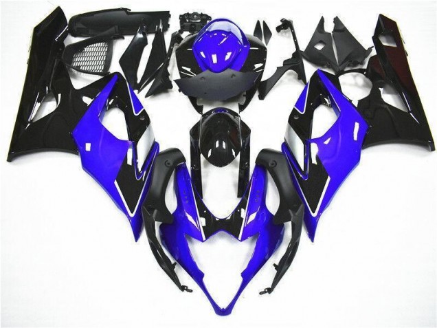 2005-2006 Blue Black Suzuki GSXR 1000 Motorcycle Replacement Fairings 2005-2006 Blue Black Suzuki GSXR 1000 Motorcycle Replacement Fairings