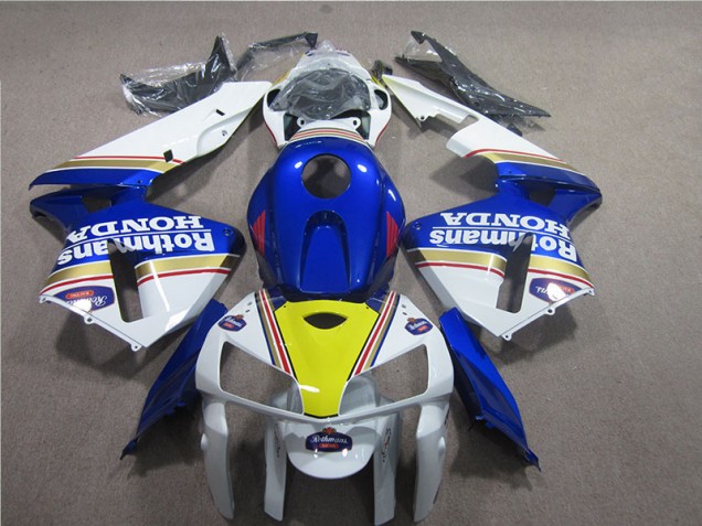 2005-2006 Blue White Rothmans Honda CBR600RR Moto Fairings 2005-2006 Blue White Rothmans Honda CBR600RR Moto Fairings