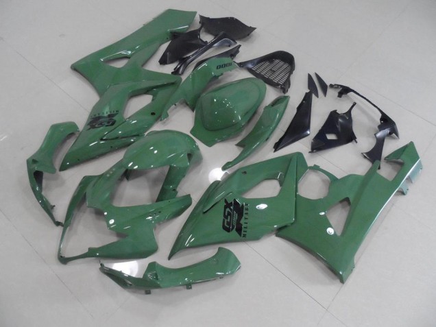 2005-2006 Glossy Army Green Suzuki GSXR 1000 Motorcycle Fairing 2005-2006 Glossy Army Green Suzuki GSXR 1000 Motorcycle Fairing