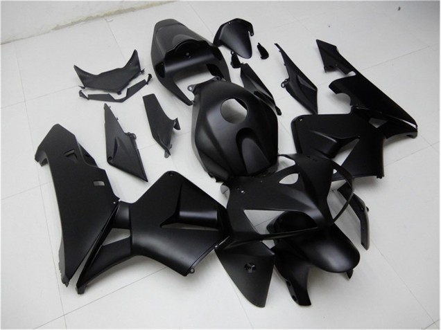 2005-2006 Matte Black Honda CBR600RR Motorcycle Fairing Kits & Bodywork 2005-2006 Matte Black Honda CBR600RR Motorcycle Fairing Kits & Bodywork