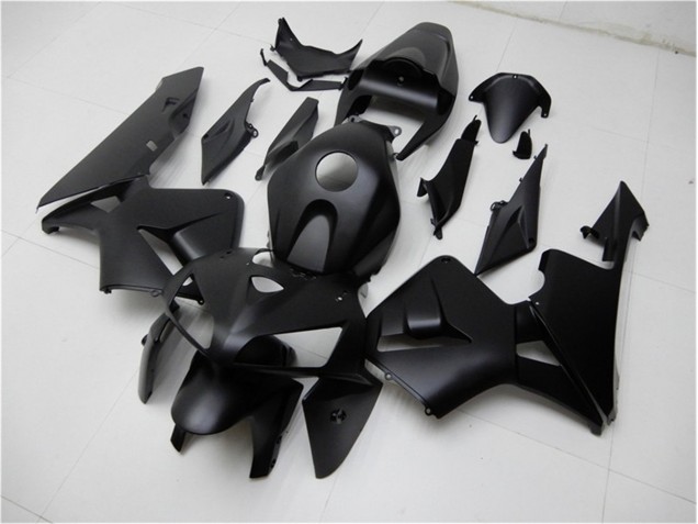 2005-2006 Matte Black Honda CBR600RR Motorcycle Fairing Kits & Bodywork 2005-2006 Matte Black Honda CBR600RR Motorcycle Fairing Kits & Bodywork