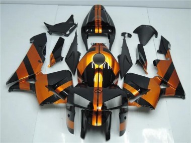 2005-2006 Orange Black Honda CBR600RR Motorcycle Fairing Kits