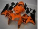 2005-2006 Orange Black Honda CBR600RR Motorbike Fairing 2005-2006 Orange Black Honda CBR600RR Motorbike Fairing