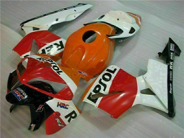 2005-2006 Orange Black Repsol Honda CBR600RR Motorcycle Bodywork 2005-2006 Orange Black Repsol Honda CBR600RR Motorcycle Bodywork