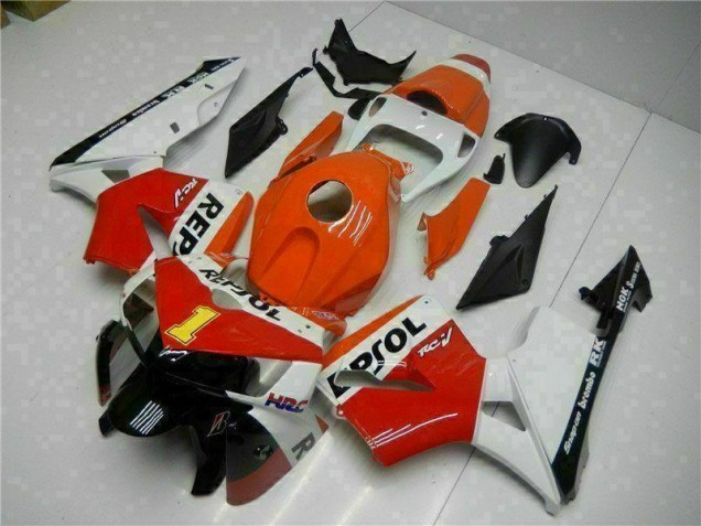 2005-2006 Orange Repsol Honda CBR600RR Bike Fairing Kit 2005-2006 Orange Repsol Honda CBR600RR Bike Fairing Kit