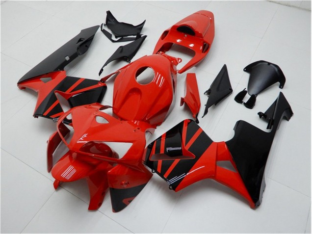 2005-2006 Red Black Honda CBR600RR Motorcycle Fairings Kits 2005-2006 Red Black Honda CBR600RR Motorcycle Fairings Kits