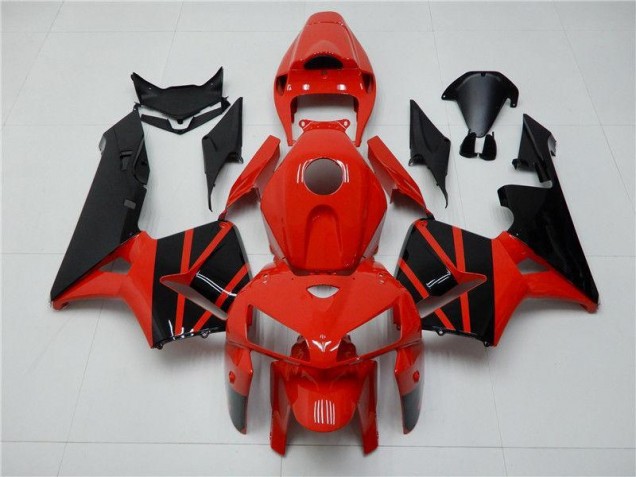 2005-2006 Red Black Honda CBR600RR Motorcycle Fairings Kits 2005-2006 Red Black Honda CBR600RR Motorcycle Fairings Kits