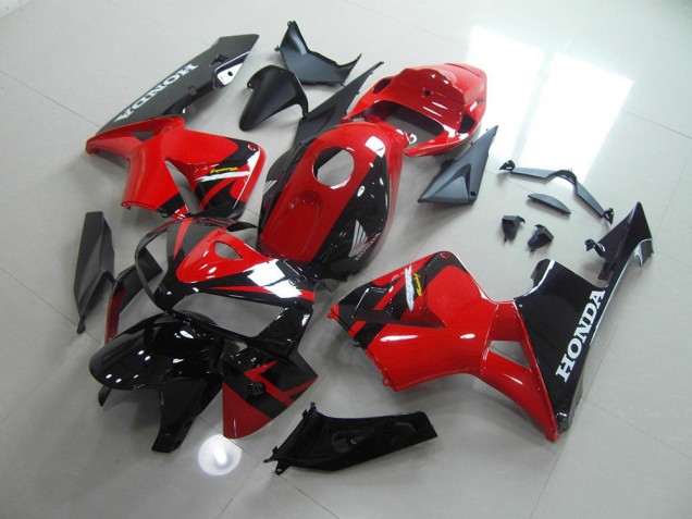 2005-2006 Red Black Honda CBR600RR Motorbike Fairing 2005-2006 Red Black Honda CBR600RR Motorbike Fairing