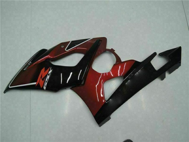 2005-2006 Red Black Suzuki GSXR 1000 Motorcycle Fairings & Bodywork