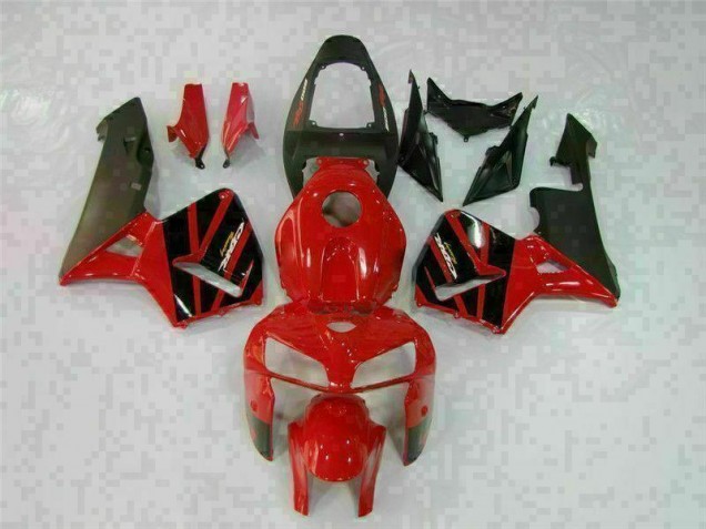 2005-2006 Red Honda CBR600RR Motorcycle Replacement Fairings 2005-2006 Red Honda CBR600RR Motorcycle Replacement Fairings