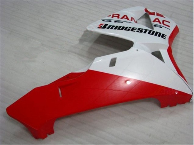 2005-2006 Red White Honda CBR600RR Bike Fairings 2005-2006 Red White Honda CBR600RR Bike Fairings
