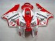 2005-2006 Red White Honda CBR600RR Bike Fairings 2005-2006 Red White Honda CBR600RR Bike Fairings