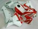 2005-2006 Red White Honda CBR600RR Motor Fairings 2005-2006 Red White Honda CBR600RR Motor Fairings