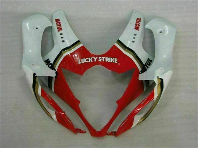 2005-2006 Red White Suzuki GSXR 1000 Motorcycle Replacement Fairings 2005-2006 Red White Suzuki GSXR 1000 Motorcycle Replacement Fairings