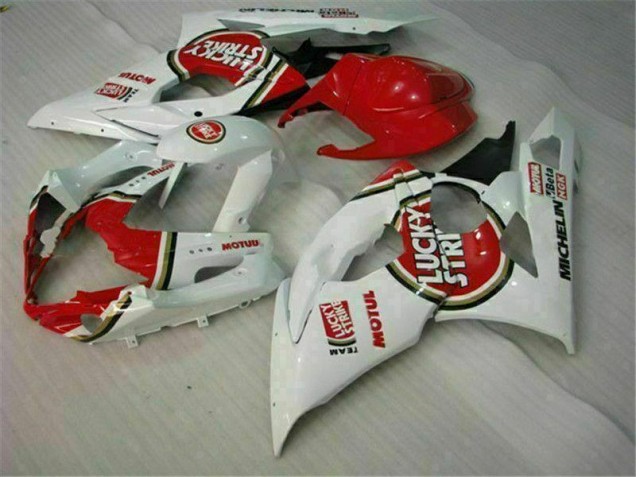 2005-2006 Red White Suzuki GSXR 1000 Motorcycle Replacement Fairings 2005-2006 Red White Suzuki GSXR 1000 Motorcycle Replacement Fairings