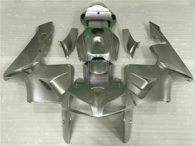 2005-2006 Silver Honda CBR600RR Motorcycle Fairing 2005-2006 Silver Honda CBR600RR Motorcycle Fairing