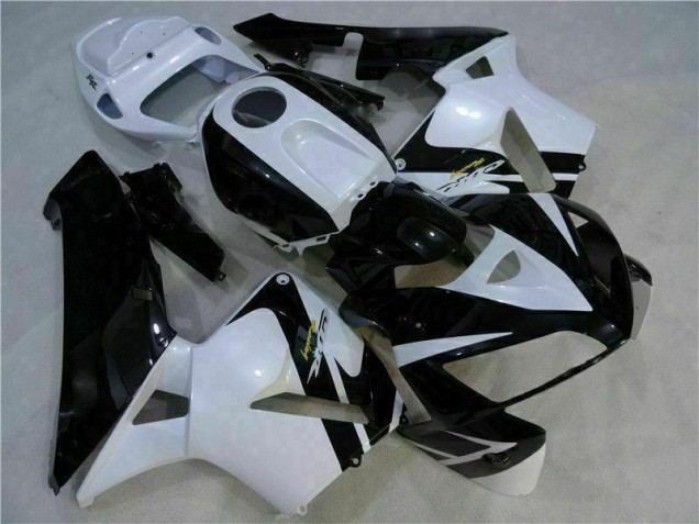 2005-2006 White Black Honda CBR600RR Motorbike Fairing 2005-2006 White Black Honda CBR600RR Motorbike Fairing