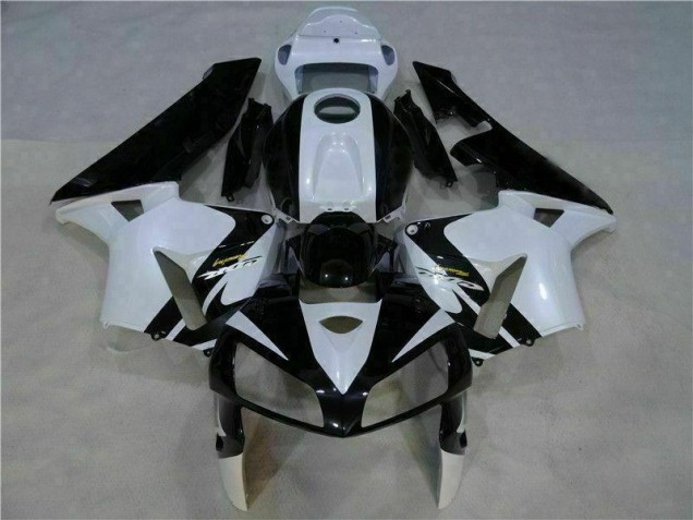 2005-2006 White Black Honda CBR600RR Motorbike Fairing 2005-2006 White Black Honda CBR600RR Motorbike Fairing