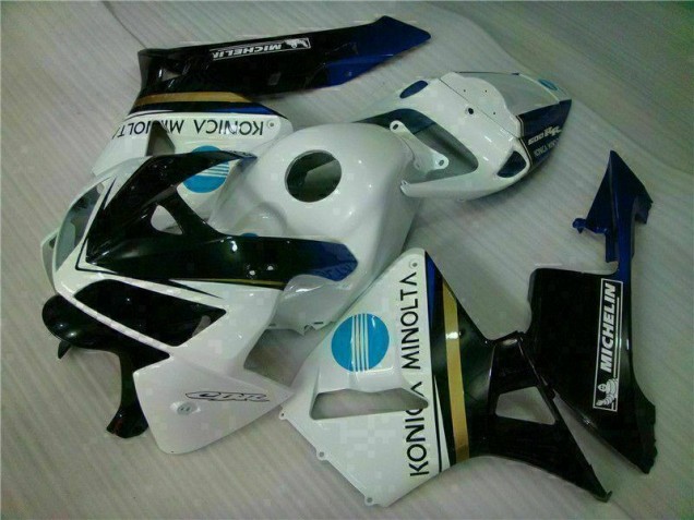 2005-2006 White Black Honda CBR600RR Replacement Motorcycle Fairings 2005-2006 White Black Honda CBR600RR Replacement Motorcycle Fairings