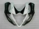 2005-2006 White Black Suzuki GSXR 1000 Motor Fairings
