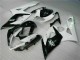 2005-2006 White Black Suzuki GSXR 1000 Motor Fairings
