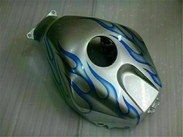 2005-2006 White Blue Flame Honda CBR600RR Motorcycle Fairing Kit 2005-2006 White Blue Flame Honda CBR600RR Motorcycle Fairing Kit