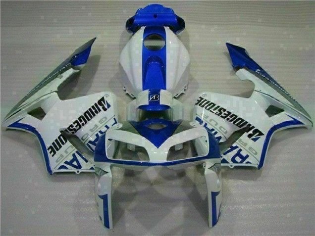 2005-2006 White Blue Honda CBR600RR Motorcycle Fairing Kits 2005-2006 White Blue Honda CBR600RR Motorcycle Fairing Kits