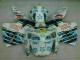 2005-2006 White Blue Nastro Azzurro 46 Honda CBR600RR Motorcycle Fairing 2005-2006 White Blue Nastro Azzurro 46 Honda CBR600RR Motorcycle Fairing