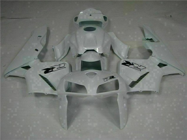 2005-2006 White Honda CBR600RR Replacement Motorcycle Fairings 2005-2006 White Honda CBR600RR Replacement Motorcycle Fairings