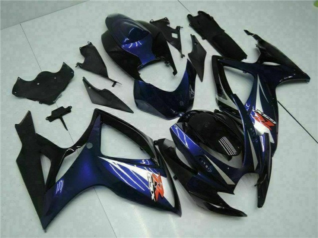 2006-2007 Black Blue Suzuki GSXR 600/750 Bike Fairings 2006-2007 Black Blue Suzuki GSXR 600/750 Bike Fairings
